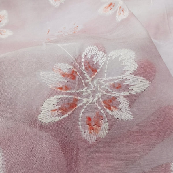 Ren Cotton Thêu Hoa In Hoa